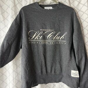 WeWoreWhat Charcoal Sweatshirt